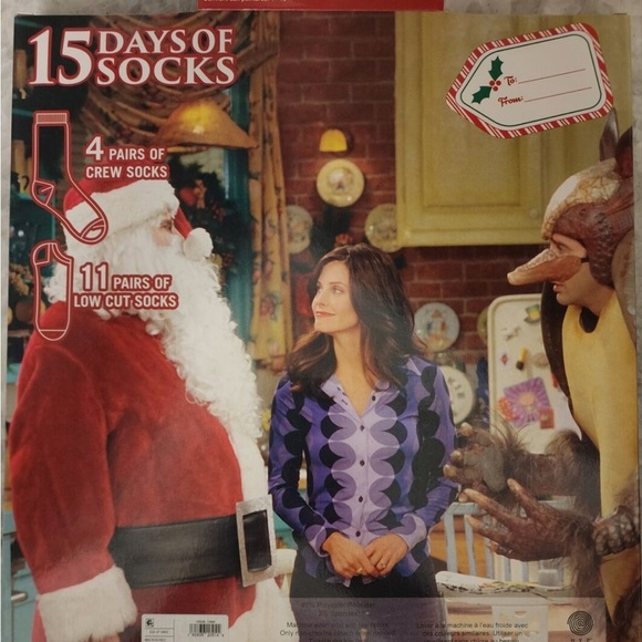 4 Pairs of Friends TV Show Socks from 15 Days Of Socks Advent Calendar - Picture 2 of 16